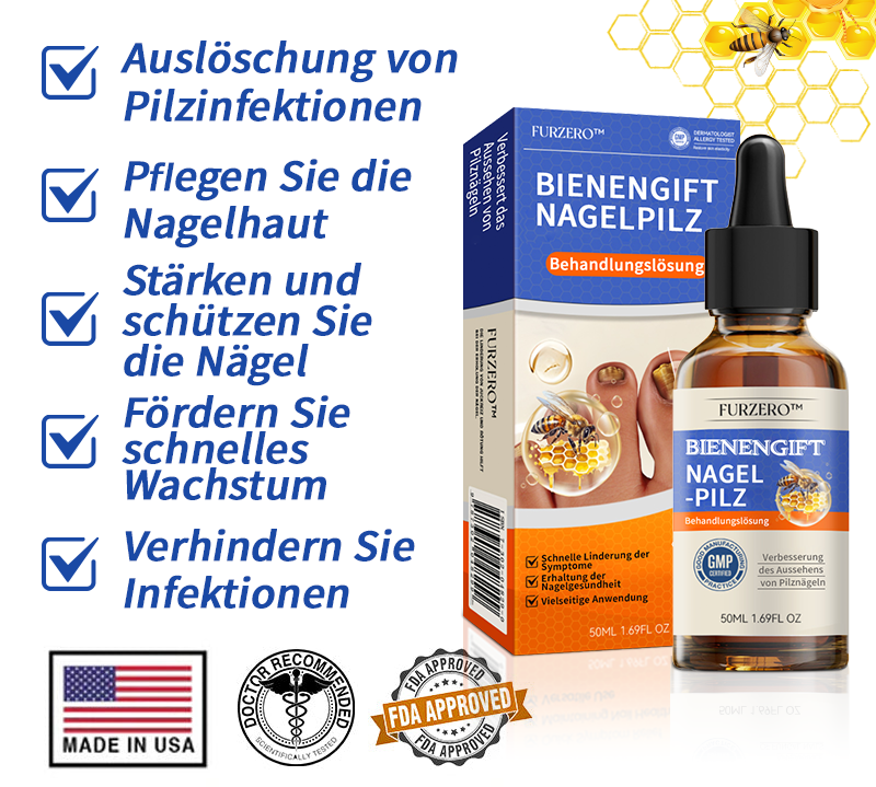 🌟🌟Furzero™ méhméreg körömgomba kezelési megoldás:Teljesen megoldja a körömgomba problémát🐝🐝