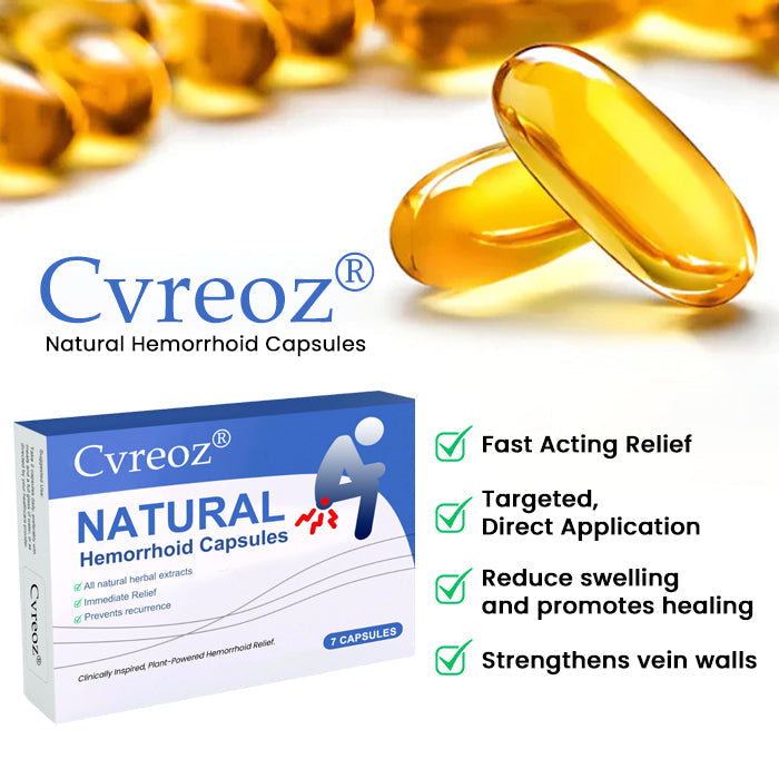 🔥Hot Sales - 50% OFF🔥Cvreoz® Természetes aranyér kapszula2 PCS🔥50% off🔥