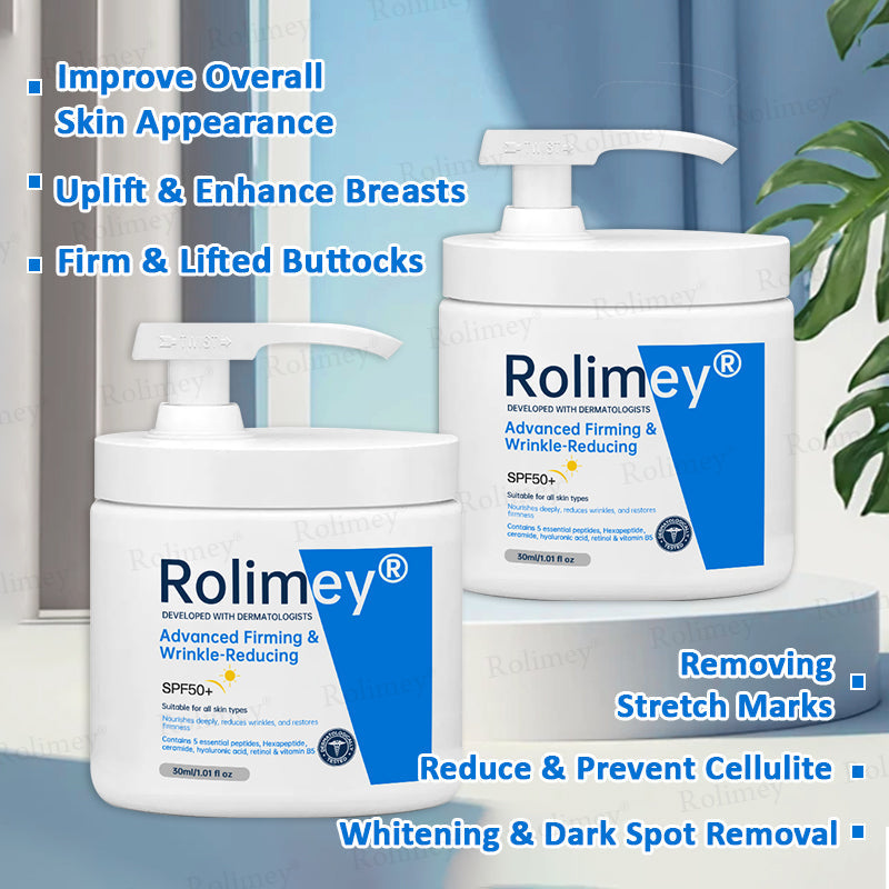 ✨✨💧(Ausztráliában gyártva és onnan szállítva)✨Rolimey® Advanced Firming & Wrinkle-Reducing Cream (SPF 50+ fényvédővel)✨UTOLSÓ NAP 60% KEDVEZMÉNY