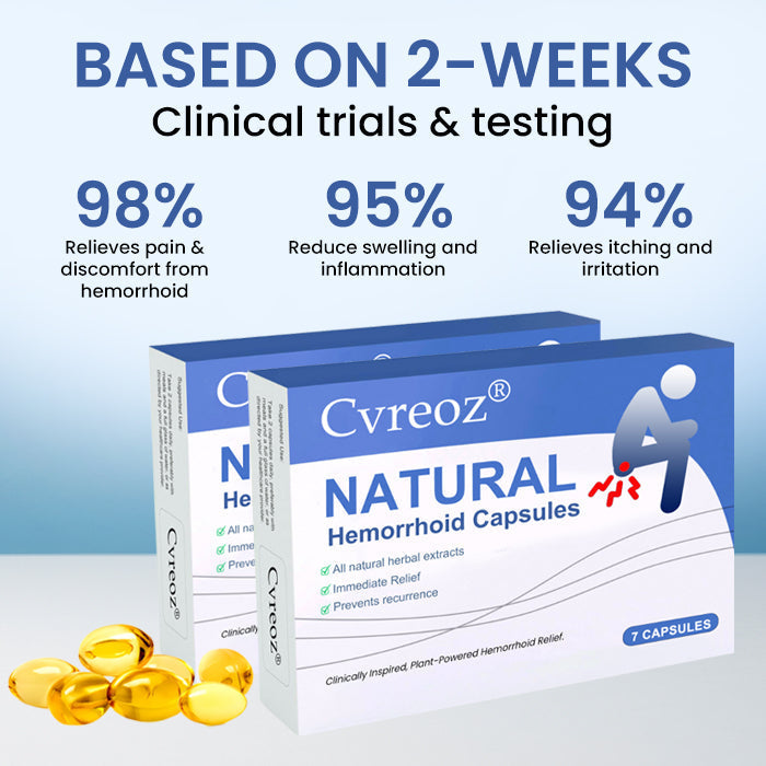 🔥Hot Sales - 50% OFF🔥Cvreoz® Természetes aranyér kapszula2 PCS🔥50% off🔥