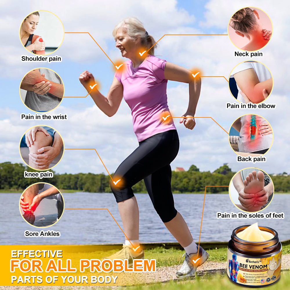 Aetheris™ Bee Venom Arthritis Therapy Cream (kifejezetten idősebb felnőtteknek és az AAOS ajánlja)