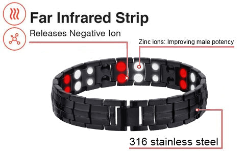 😍😍NORUION® Far Infrared Ionizer Bracelet🎁 Limited time 80% discount.