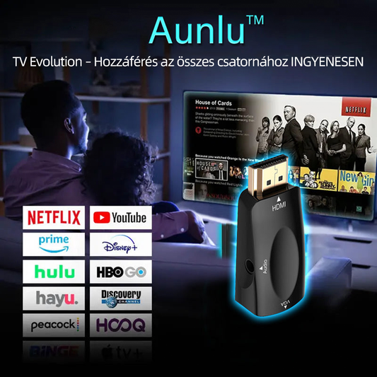 👩‍❤️‍👨Aunlu™ Smart TV Streaming Box 🔥 - Nézze az összes csatornát ingyen (reklámok nélkül, havi költségek nélkül)