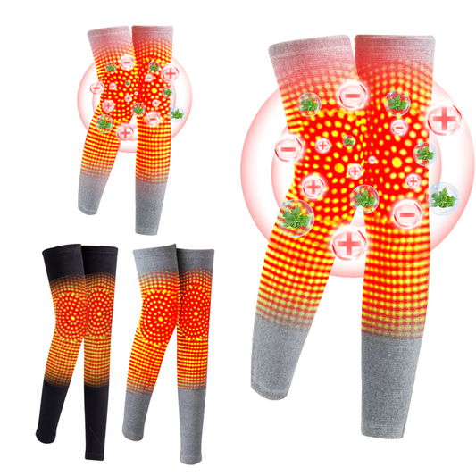 🔥🔥ANYIDEA™ Rádiófrekvenciás gyógynövényes termikus térdtámasz （High Leg Sleeves for Chronic Venous Insufficiency, Spider Veins & Duzzanat）